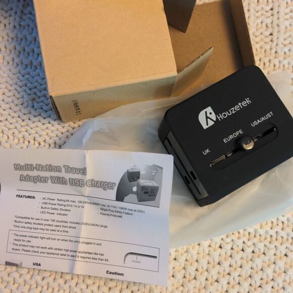 Houzetekātravelāadapter Plug š5āforĀ $25ā - Picture 4 of 8